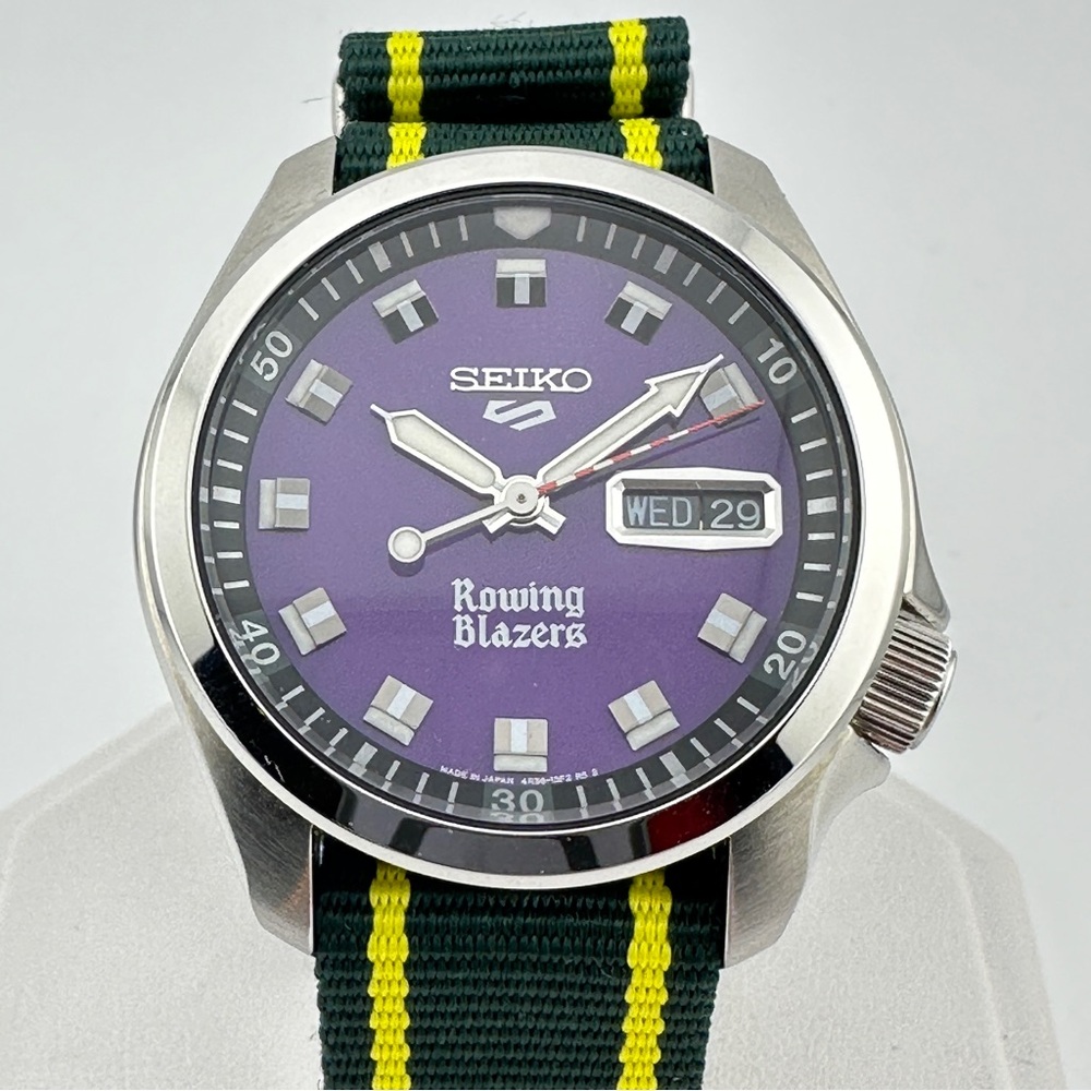 Seiko x Rowing Blazers Purple Dial 24 Jewel Automatic 40mm Men’s Watch
